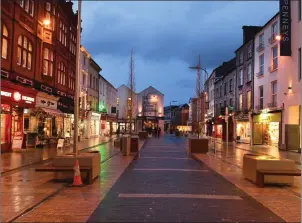  ??  ?? The refurbishe­d Mall in Tralee – maybe the money would have been better spent on roads and footpaths.