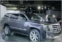  ?? — CADILLAC ?? The 2015 Cadillac Escalade offers an entirely new design and V8 engine.