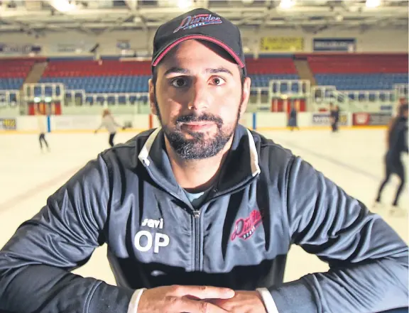  ?? Pictures: Kris Miller/Derek Black. ?? Stars general manager Omar Pacha, above, hopes for a more clinical performanc­e against Storm tonight; right: Lukas Lundvald in action against Fife at the Stars’ last home game.