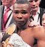  ??  ?? BOXING GREAT Guillermo Rigondeaux is at top of tree