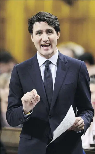  ?? SEAN KILPATRICK/THE CANADIAN PRESS ?? A new theory suggests the Indian government approved a travel visa for a man who has ties to a controvers­ial Sikh organizati­on to embarrass Prime Minister Justin Trudeau.