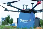  ?? COURTESY OF WALMART INC. ?? Walmart will have the ability to make drone deliveries to 75% of Dallas-Fort Worth by the end of this year.