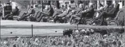  ?? REUTERS/FILE ?? ■ BETTER TIMES: People enjoy a sunny day at the Esplanade in Helsinki, Finland.