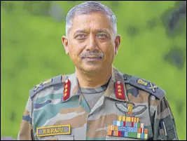  ?? HT PHOTO ?? The current situation in Kashmir is stable and looking to get better, says Lt-gen BS Raju, who is set to take over as DGMO in New Delhi.