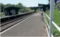  ?? ?? Rushcliffe Halt will be open to visitors on July 31, even though no trains will be running. NHR