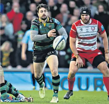  ?? ?? Bold decision: Henry Taylor quit Northampto­n Saints at 27 and started a career in the City