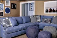  ?? Lee Industries ?? Sofa sectionals are like members of the family, said Bondi Coley, spokesman for Lee Industries. “They invite togetherne­ss.”