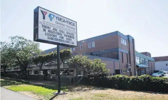  ??  ?? The current YMCA-YWCA facility remains a popular place for fitness enthusiast­s at 851 Broughton St.