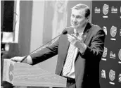  ?? ALAN YOUNGBLOOD/ASSOCIATED PRESS ?? New UF football coach Dan Mullen is pleased the Gators are switching to Jordan Brand shoes and apparel.