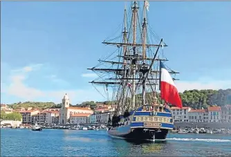  ??  ?? L’arrivée à Port-Vendres