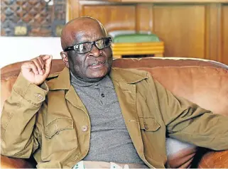  ?? /Sowetan ?? Keen to serve: Former public service and administra­tion minister Ngoako Ramatlhodi