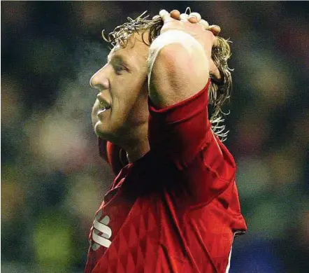  ??  ?? Time’s up: Dirk Kuyt’s former club, Feyenoord, would love to take him back if they are not priced out. — EPA