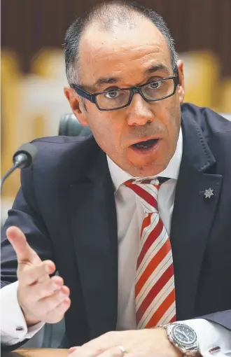  ?? Picture: KYM SMITH ?? NAB boss Andrew Thorburn is against the introducti­on of tracker mortgages.