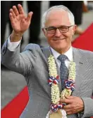  ?? —AP ?? Australian Prime Minister Malcolm Turnbull