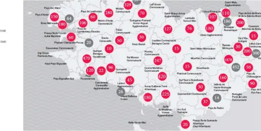  ?? ?? Le baromètre Tendances Emploi Bretagne a identifié 10.922 offres d’emplois au premier trimestre 2022, dans 202 projets de recrutemen­t de 10 postes et plus (CDI et CDD). 46% des projets sont issus du secteur des services. (Crédits : CCI Bretagne)