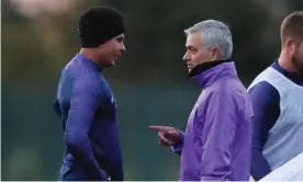  ?? Photograph: Tottenham Hotspur FC/Tottenham Hotspur FC via Getty Images ?? José Mourinho with Dele Alli on the Portuguese manager’s first day with Tottenham.