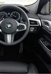  ??  ?? Dash borrowed from 5 Series, but driving position is higher and more commanding