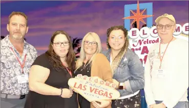  ?? Photo submitted ?? Pictured (from left) are Kurt Kister, April McClain, Nicole Brown, housing authority board member Stacy Stacy and Ted Hollowell.