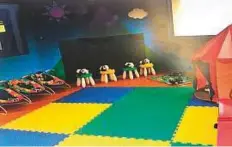  ??  ?? Play areas and educationa­l sessions set the nursery apart from its surroundin­gs.