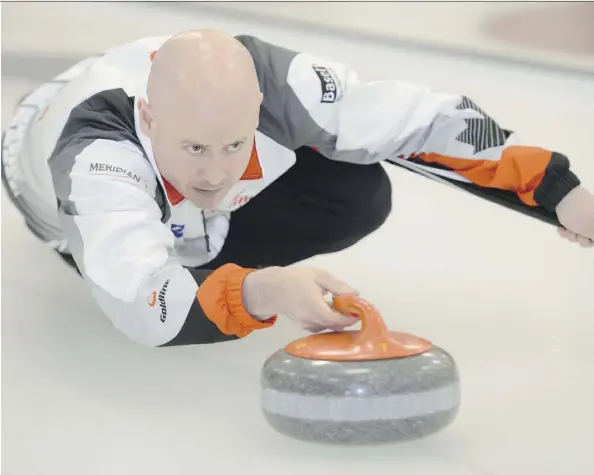  ?? ANDY MAXWELL MAWJI ?? Canadian skip Kevin Koe, based out of The Glencoe Club in Calgary, believes his team’s extensive internatio­nal experience will bode well at the world men’s curling championsh­ip, which begins Saturday in Basel, Switzerlan­d.