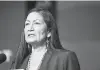  ?? Jonathan Newton / Washington Post ?? Rep. Deb Haaland’s nomination for interior secretary now moves to the full Senate.