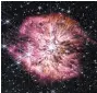  ?? NASA, ESA, CSA, STSCI, WEBB ERO PRODUCTION TEAM ?? The hot star Wolf-Rayet 124, as captured by NASA’s James Webb Space Telescope, before becoming a supernova.