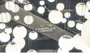  ?? AARON VINCENT ELKAIM THE CANADIAN PRESS FILE PHOTO ?? Cineplex is seeking to recoup $2.18 billion in damages from Cineworld after the company walked away from the December 2019 deal amid a strict lockdown in June 2020.