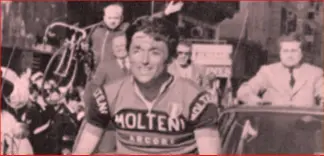  ??  ?? Mezzo secolo Michele Dancelli vince la Milano-Sanremo il 19 marzo 1970, esattament­e 50 anni fa