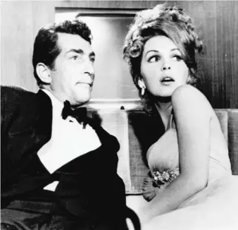  ?? SUN-TIMES PRINT COLLECTION ?? Stella Stevens with Dean Martin in “The Silencers” (1966).
