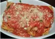  ??  ?? Lasagna is one of the “authentica­lly Italian” dishes Franco’s serves its customers, Frank Donato says.