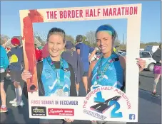  ?? ?? Deirdre Morrison and Rachel Cronin at The Border Half Marathon.