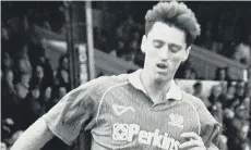  ?? ?? Lee Howarth made a superb goalline clearance for Posh at Wembley in ‘92.