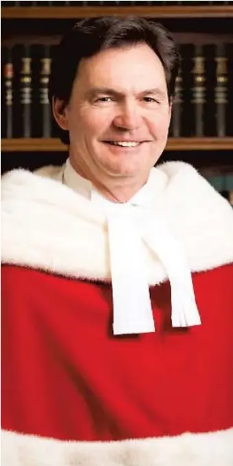  ?? PHOTO COURTOISIE, ANDREW BALFOUR ?? La nomination du Québécois Richard Wagner comme nouveau juge en chef de la Cour suprême du Canada a fait l’unanimité hier autant à Ottawa qu’à Québec.