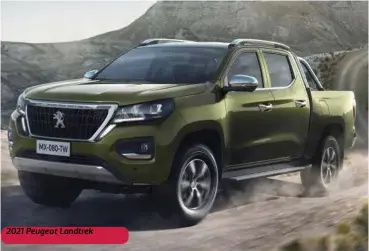  ??  ?? 2021 Peugeot Landtrek