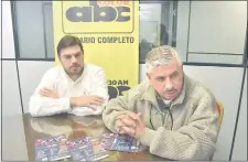  ??  ?? Los doctores Jorge Medina e Isaías Fretes estuvieron en nuestra redacción para informar del evento científico.