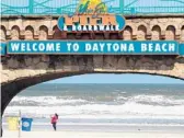  ?? ORLANDO SENTINEL STEPHEN M. DOWELL/ ?? The beach is nearly deserted March 8 on a chilly afternoon during Bike Week in Daytona Beach.