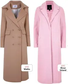  ??  ?? £85 £95 River Island Wallis