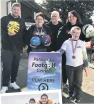  ??  ?? Warriors Footgolf has proved hugely popular with
members