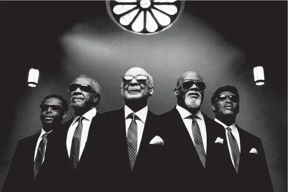  ?? COURTESY OF JIM HERRINGTON ?? The Blind Boys of Alabama will bring their holiday show to the National Hispanic Cultural Center on Dec. 19.