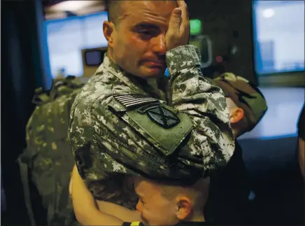  ?? NETFLIX ?? “Father Soldier Son” examines how military service affects a dad’s relationsh­ip with his two sons.