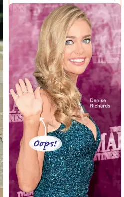 Denise richards oops