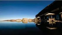  ?? -Supplied photo ?? PRICELESS VIEW: Overlookin­g the awe-inspiring Al Hajar Mountains Alila Jabal Akhdar showcases the Sultanate’s natural beauty and offers guests a modern, luxurious stay.