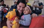  ??  ?? Pollsmoor inmate Rochelle Gertze with her daughter Charmelle-quinn Dewee at the Pollsmoor creche. TANYA PETERSEN