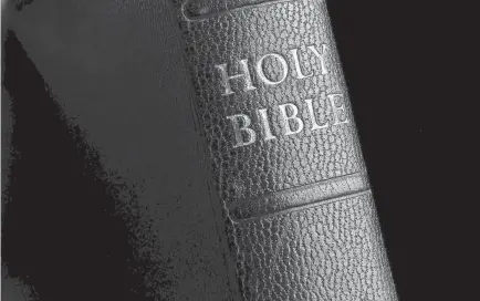  ?? LARRY MCCORMACK / GANNETT TENNESSEE ?? A measure to make the Holy Bible the official state book of Tennessee is expected to be given approval in the Senate, despite opposition from Republican leaders.