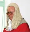  ??  ?? Justice Ian Kirby