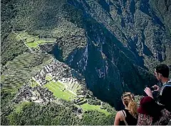  ?? STEUART LAING ?? Machu Picchu... only a hop, step, and jump away.