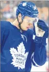  ?? CP PHOTO ?? Young Toronto Maple Leafs star Auston Matthews has the top-selling jersey amongst all NHL players.