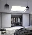  ??  ?? Custom-made sliding doors can be teamed with a variety of storage options to tailor your wardrobe’s interiors to your needs. Install them yourself or have them fitted by pros, from around £479, Spaceslide