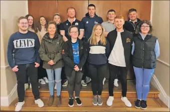  ?? ?? Campbeltow­n Young Farmers committee.
Above: The club’s new office bearers, back row, from left: Kathryn Semple, Caitlin Russell, Fraser MacPhail and John Pirie.
Front: Heather Millar, Chloe McPhee and Jenny Semple.