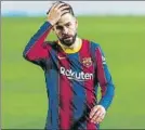  ?? FOTO: MD ?? Piqué lucha para ser titular otra vez